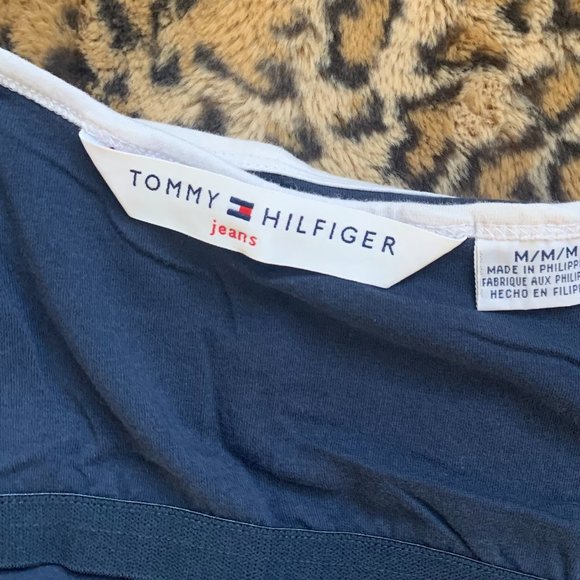 Tommy Hilfiger Logo Summer T-Shirt Tank Cotton Dress - Picture 5 of 7
